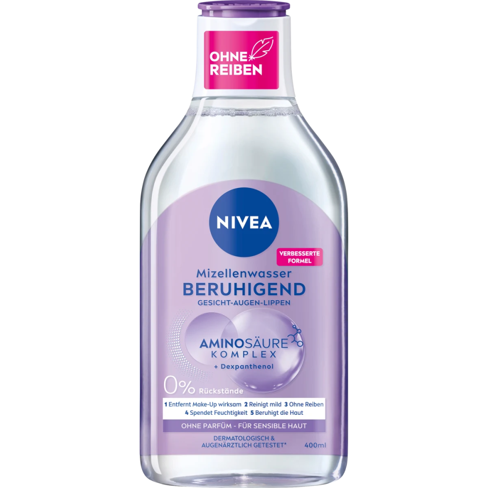 NIVEA Beruhigendes Mizellenwasser 400 ml / 13,4 fl oz