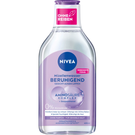 NIVEA Beruhigendes Mizellenwasser 400 ml / 13,4 fl oz