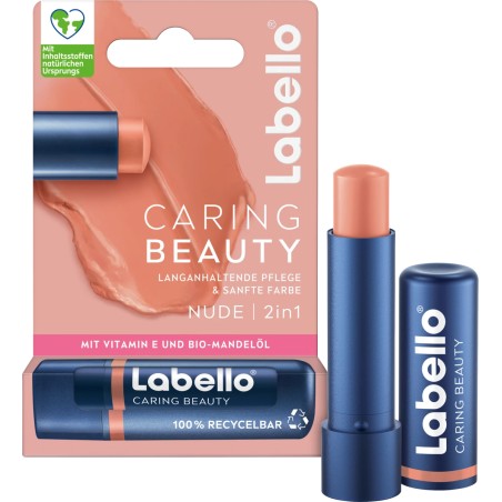 Labello Pflegende Schönheit Nude 2‑in‑1 Lippenbalsam 4,8 g