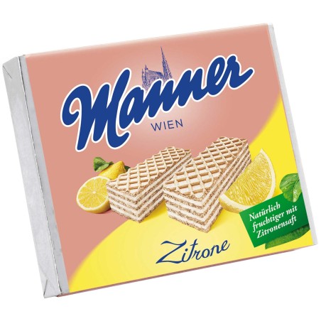 Manner Lemon Cream filled Wafers 75 g