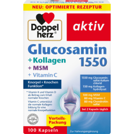Doppelherz Aktiv Glucosamine 1550 100 capsules 114 g / 4.02 oz