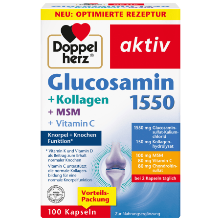 Doppelherz Aktiv Glucosamine 1550 100 capsules 114 g / 4.02 oz