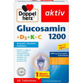 Doppelherz Glucosamine 1200 + D3 + K + C 30 tablets 47.4 g