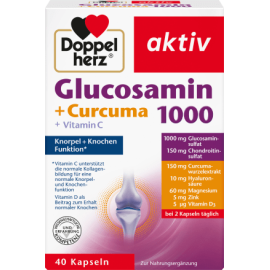 Doppelherz Glucosamine 1000 + Curcuma 40 capsules 40.8 g