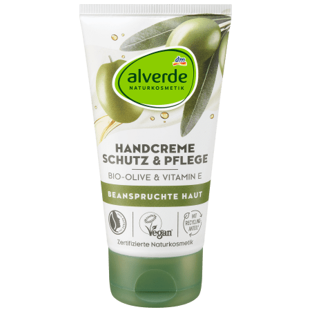 alverde Naturkosmetik Protection & Care Olive & Vitamin E Hand Cream 75 ml / 2.5 fl oz