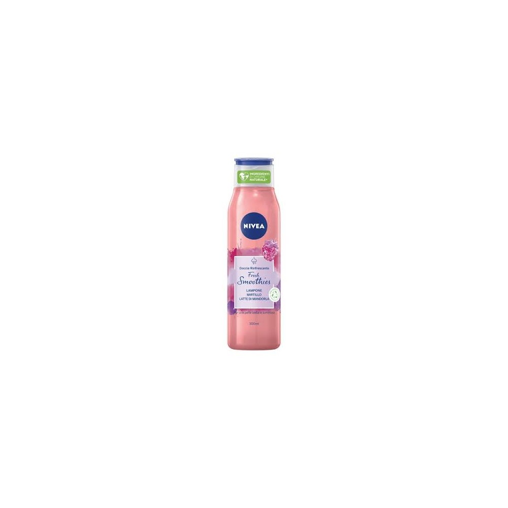 Nivea Fresh Smoothies Raspberry Shower Cream 300 ml / 10 fl oz Nivea Fresh Smoothies Raspberry Shower Cream 300 ml / 10 fl oz