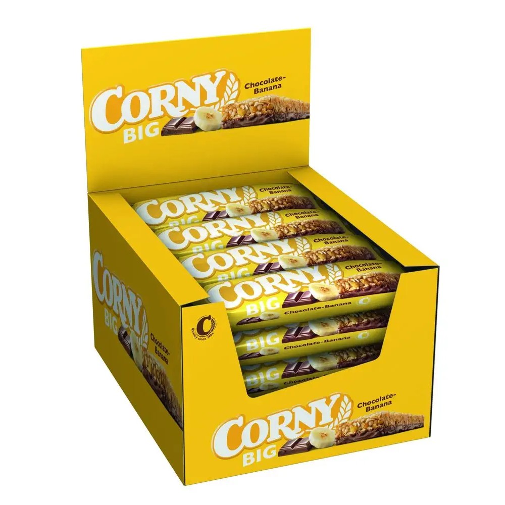 Corny Big Chocolate-Banana 50 g / 1.7 oz (24-Pack)