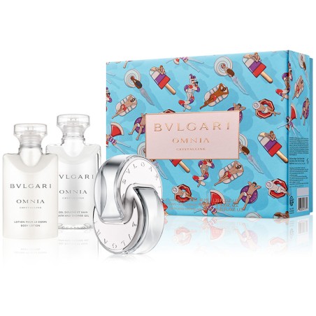 Bvlgari Omnia Crystalline Eau de Toilette 40 ml / 1,35 fl oz + Bodylotion 40 ml / 1,35 fl oz + Duschgel 40 ml / 1,35 fl oz