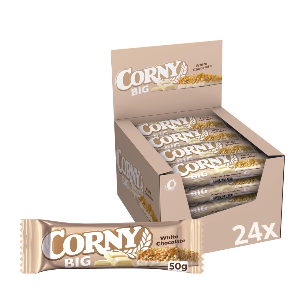 Corny Big White Chocolate 40 g / 1.4 oz (24-Pack)