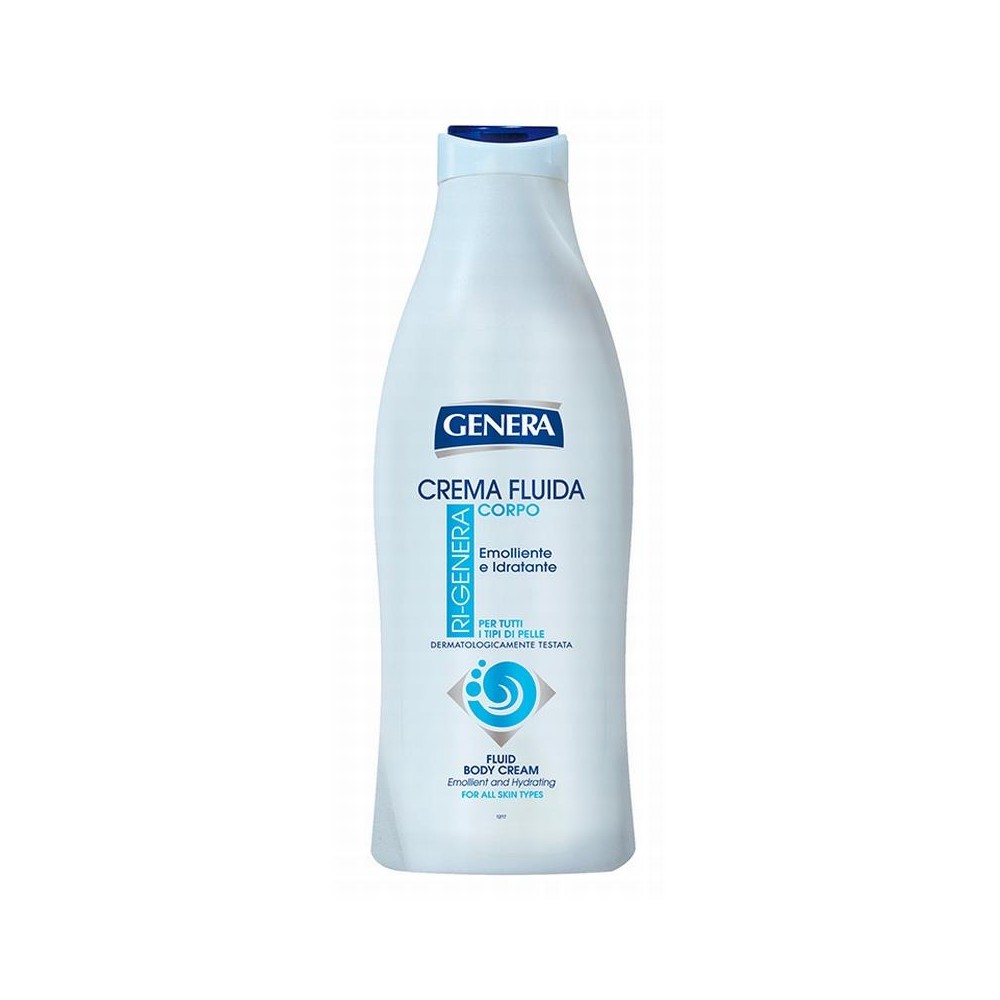 Genera Re-Generate Emollient and Hydrating Fluid Body Cream 250 ml / 8.4 fl oz