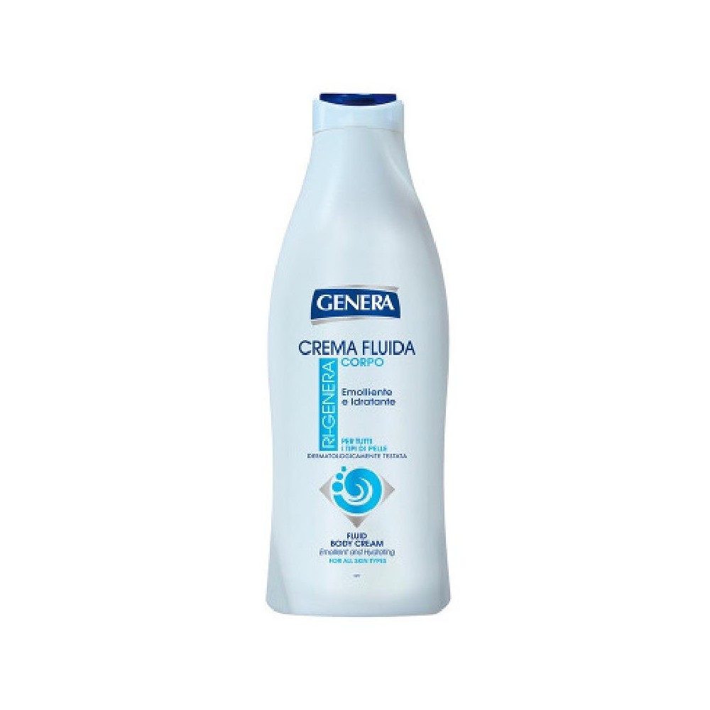 Genera Re-Generate Emollient and Hydrating Fluid Body Cream 500 ml / 16.8 fl oz