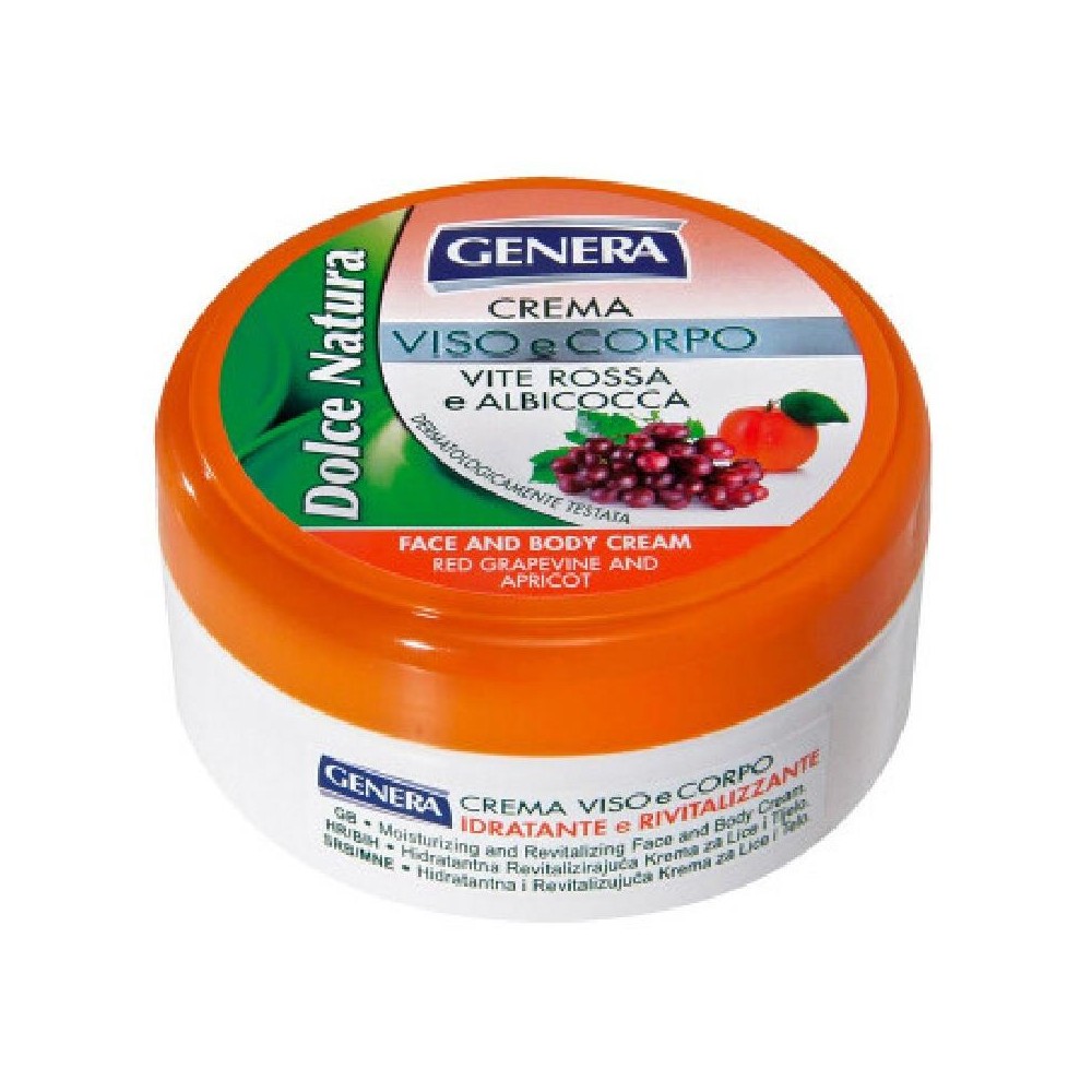 Genera Red Grapevine and Apricot Face and Body Cream 160 ml / 5.4 fl oz
