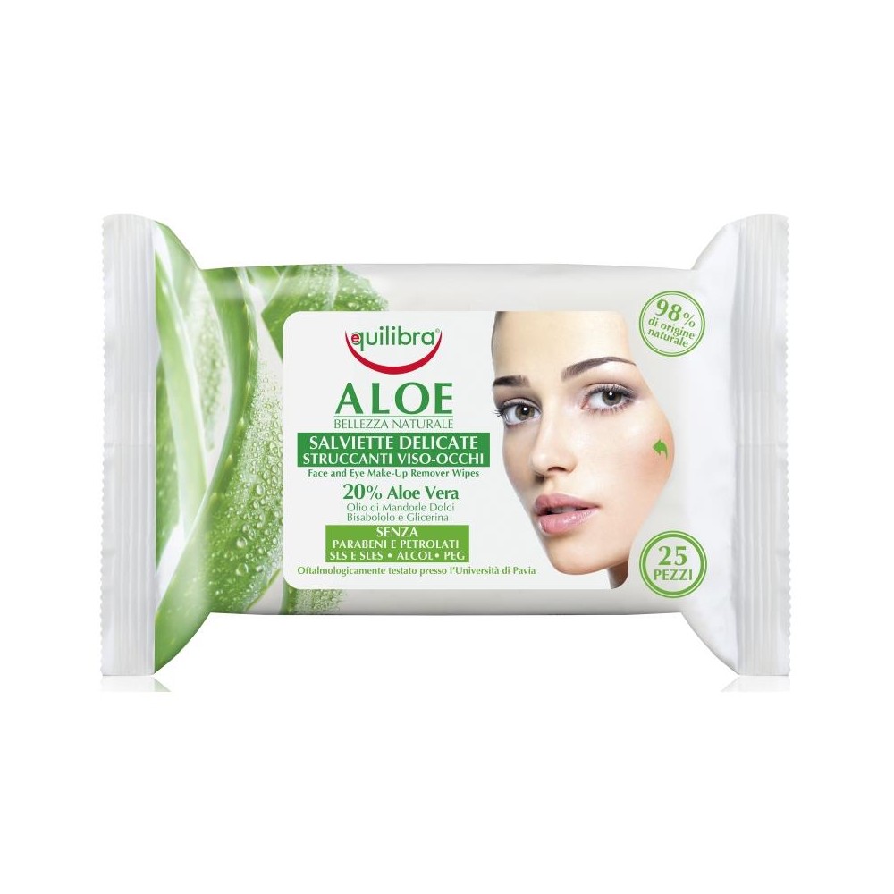 Equilibra Abschminktücher Balance Aloe 25 Stk.