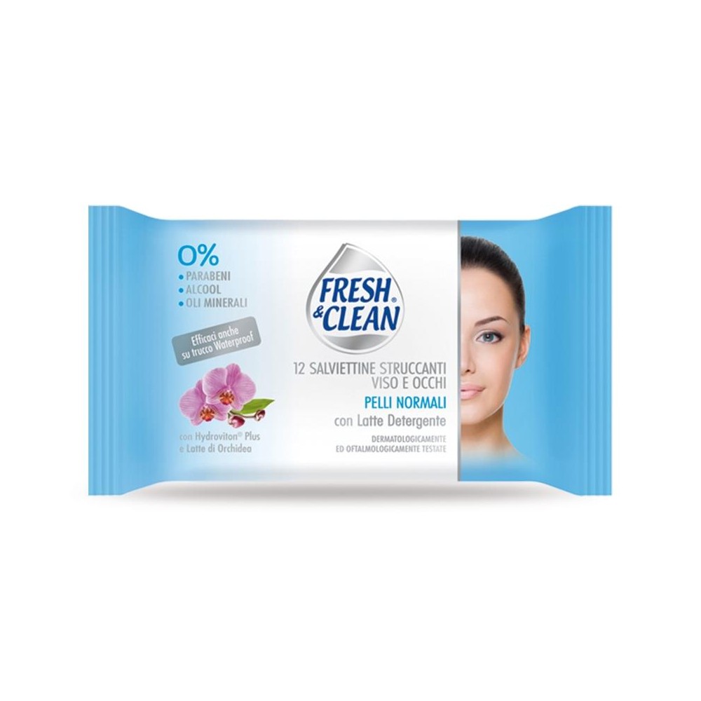 Fresh & Clean Make-up-Entferner-Tücher Fresh & Clean Miniatur 12 Stück