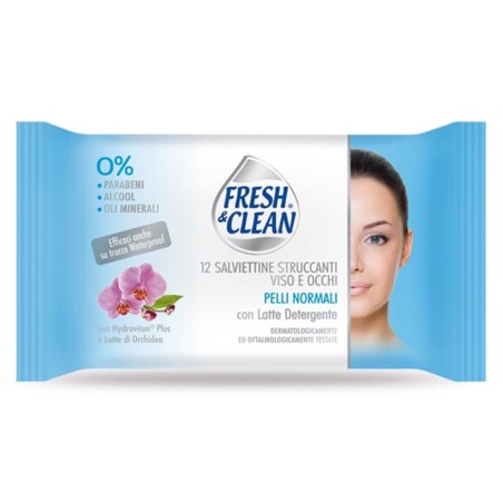 Fresh & Clean Make-up-Entferner-Tücher Fresh & Clean Miniatur 12 Stück