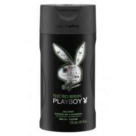 Playboy Electro Berlin Shower Gel & Shampoo 250 ml / 8.4 fl oz