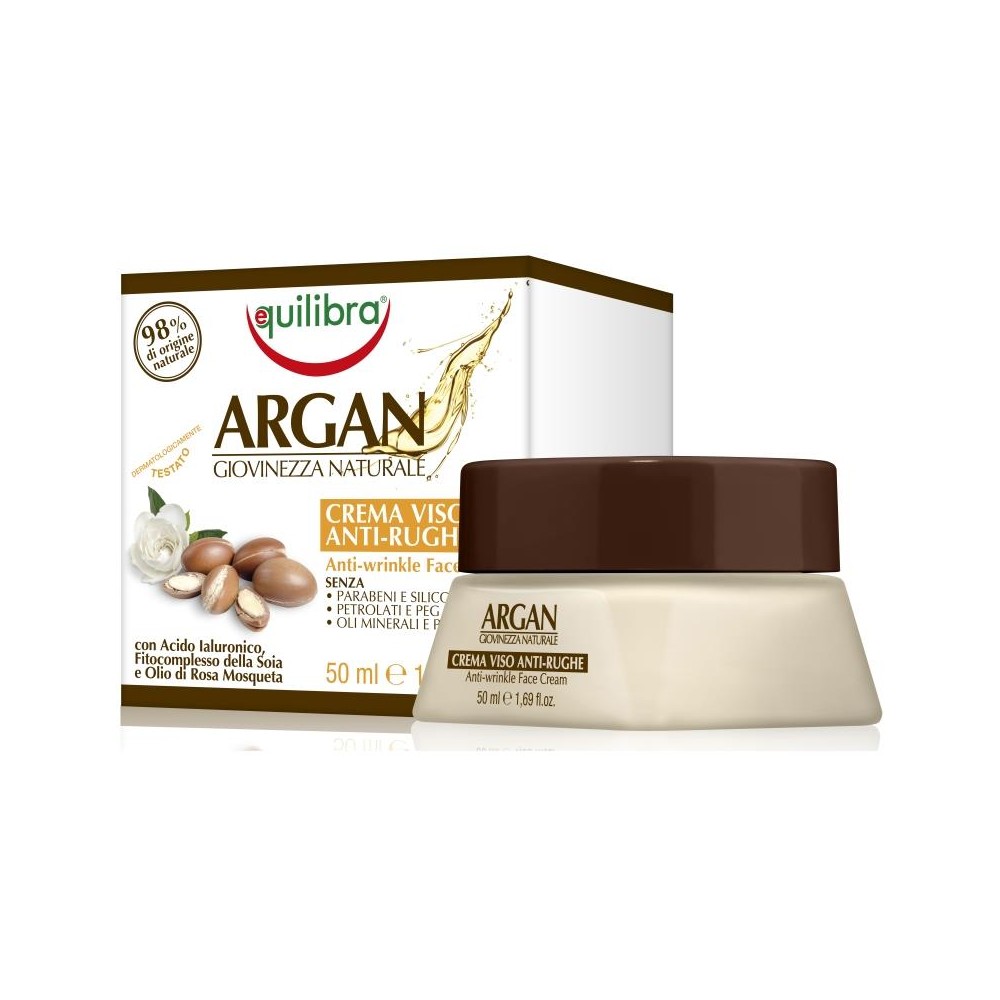 Equilibra Feuchtigkeitsspendende Argan-Gesichtscreme 75 ml / 2,54 fl oz
