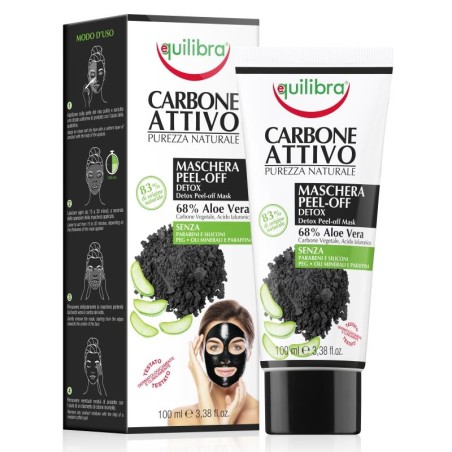 Equilibra Aktivkohle‑Gesichtsmaske 100 ml / 3,38 fl oz