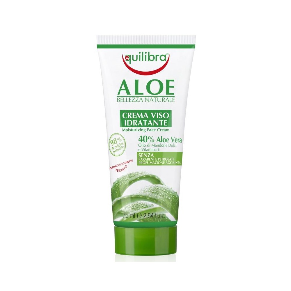 Equilibra moisturizing facial aloe 75 ml / 2.54 fl oz