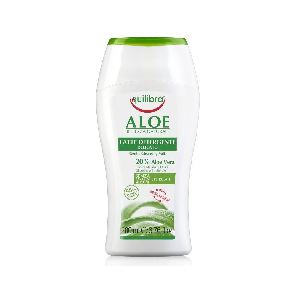 Equilibra Aloe Sanfte Reinigungsmilch 200 ml / 6,76 fl oz