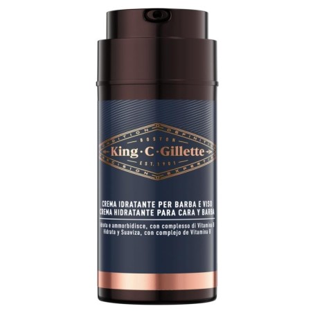Gillette king C men's face moisturizing + beard 100 ml / 3.38 fl oz