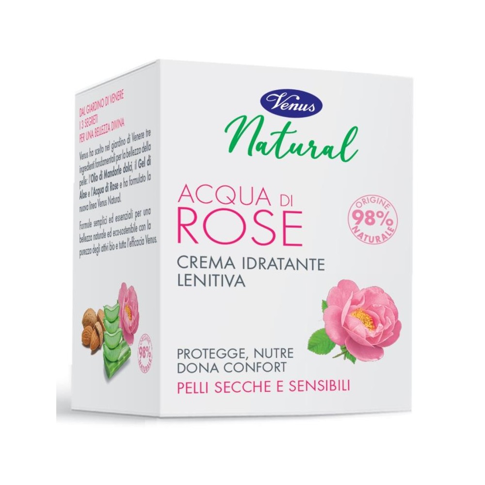 Venus natural Rose Water soothing face cream 50 ml / 1.7 fl oz