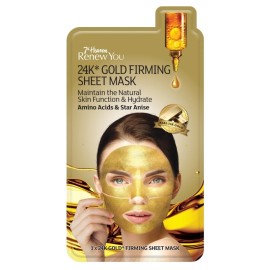 7th Heaven Stoff-Gesichtsmaske 24K Gold, straffend, 1 Stück
