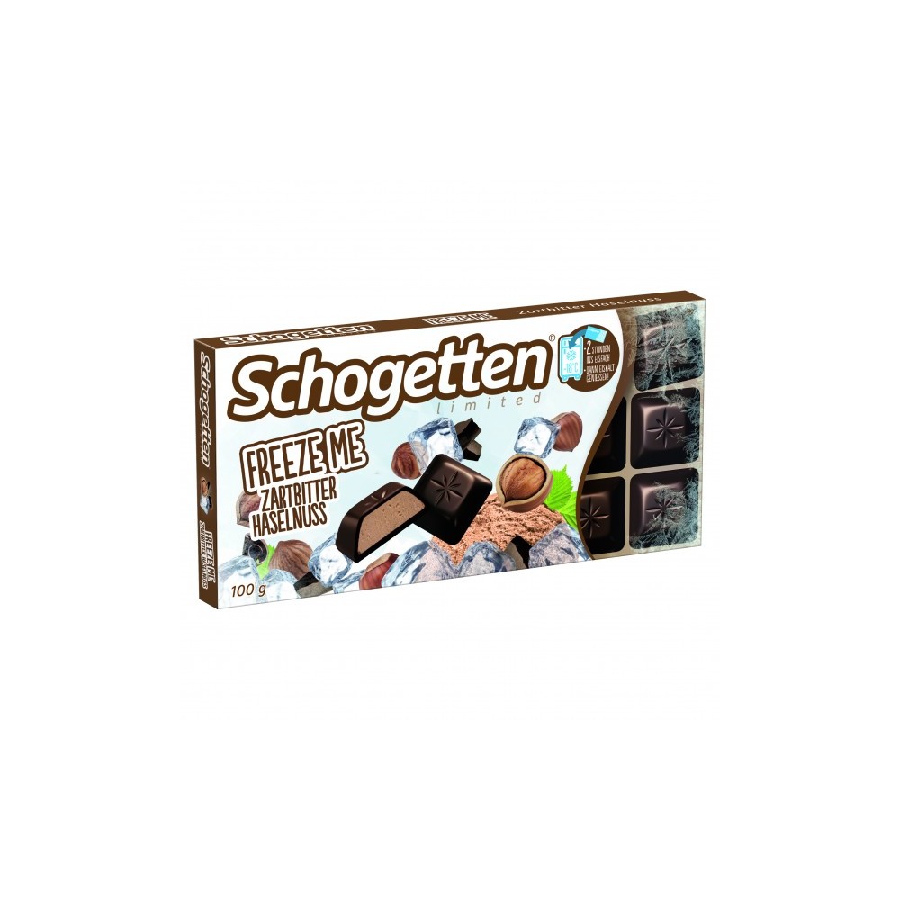 Schogetten Freeze Me Dark Chocolate Hazelnut 100 g / 3.5 oz