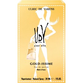 UdV Ulric de Varens Gold Issime Eau de Parfum 30 ml / 1 fl oz