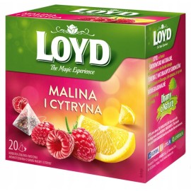 Loyd Raspberry and Lemon 20 tea bags