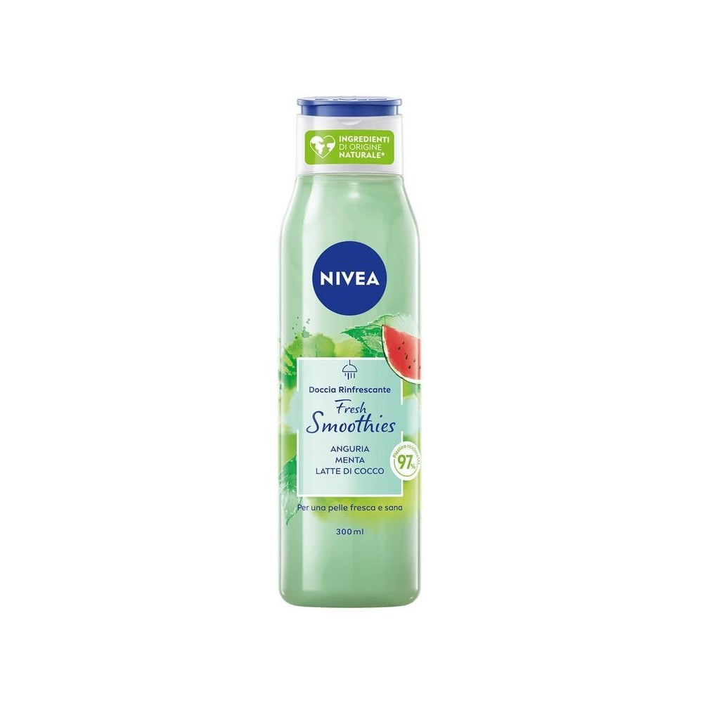 Nivea Fresh Smoothies Watermelon Shower Cream 300 ml / 10 fl oz Nivea Fresh Smoothies Watermelon Shower Cream 300 ml / 10 fl oz