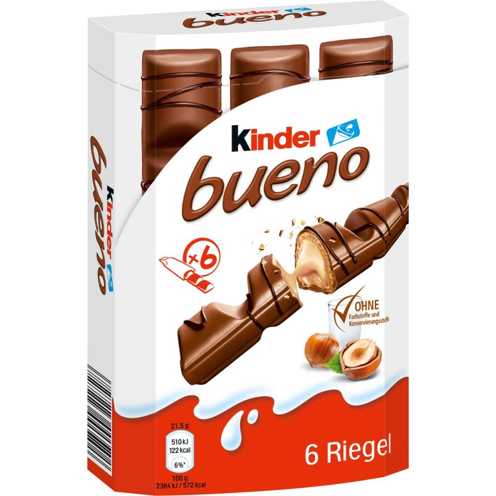 Kinder Bueno 129 g / 6 Riegel