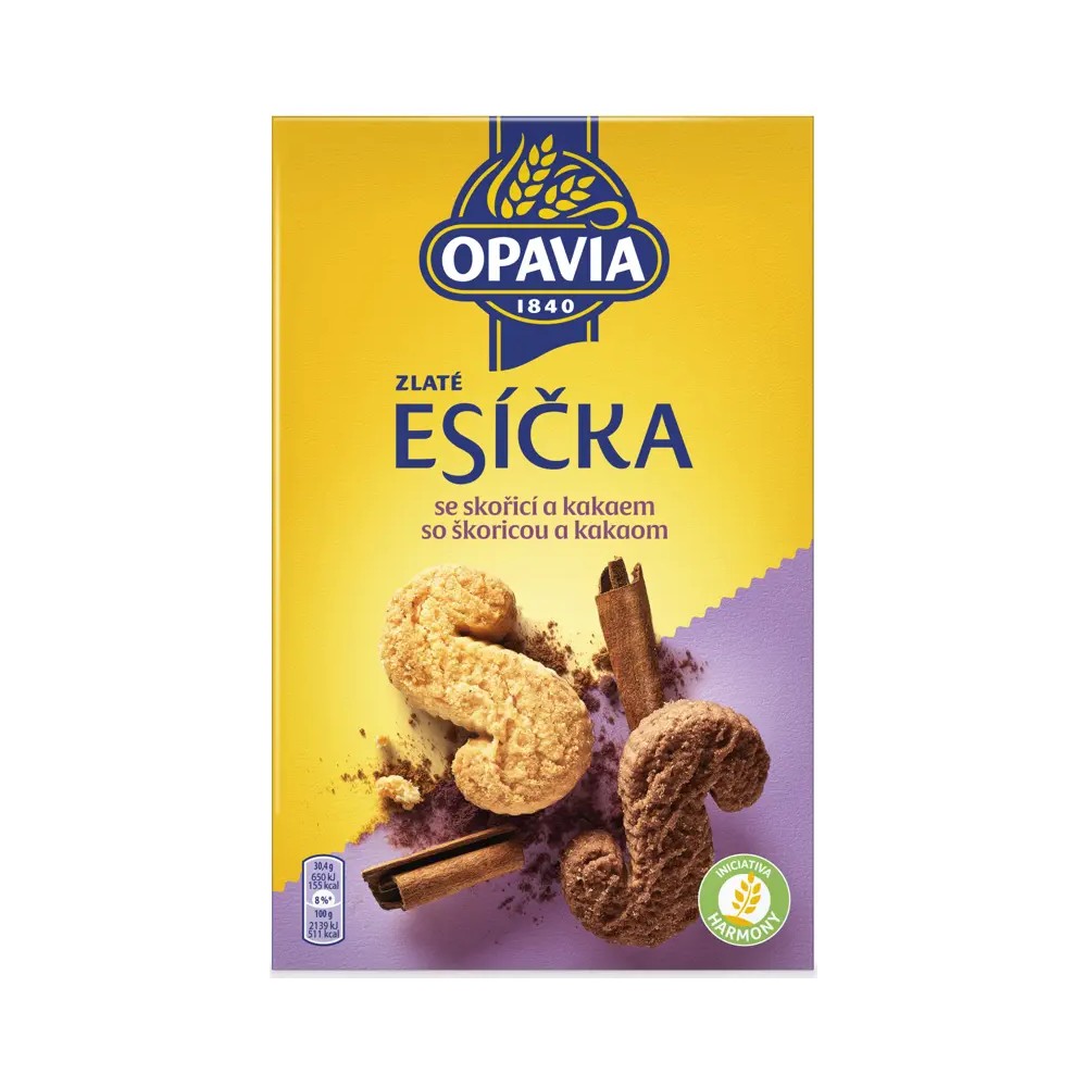 Opavia Goldene Esicka Kekse 220 g / 7,4 oz