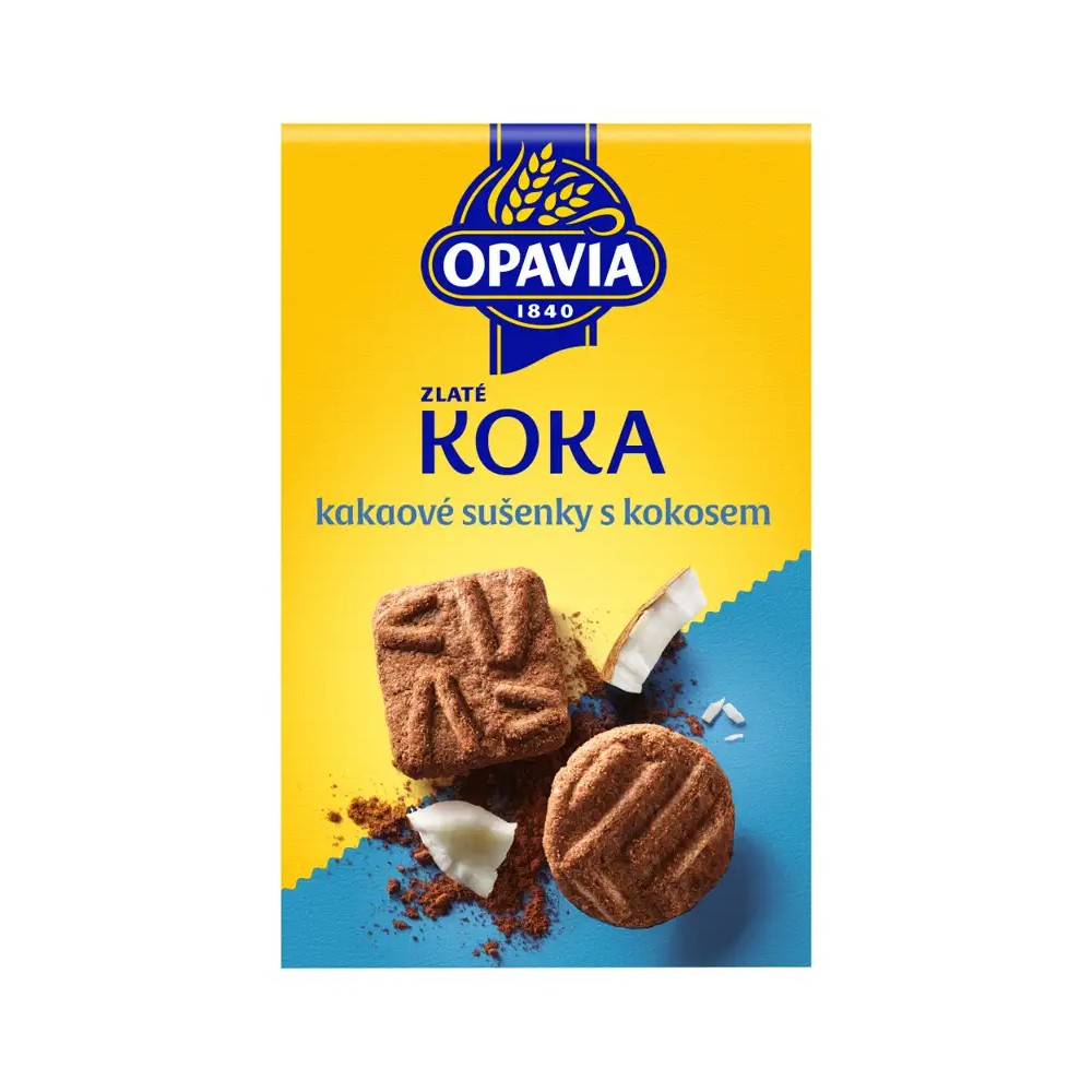Opavia goldene Kokos-Kekse 180 g / 6 oz