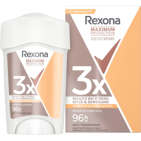 Rexona Maximum Protection Sports Control Deo Cream 45 ml / 1.5 fl oz