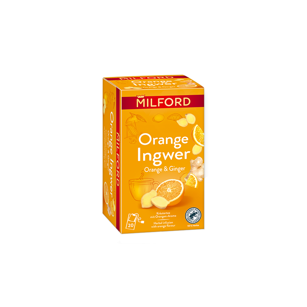 Milford Orange & Ginger 20 tea bags