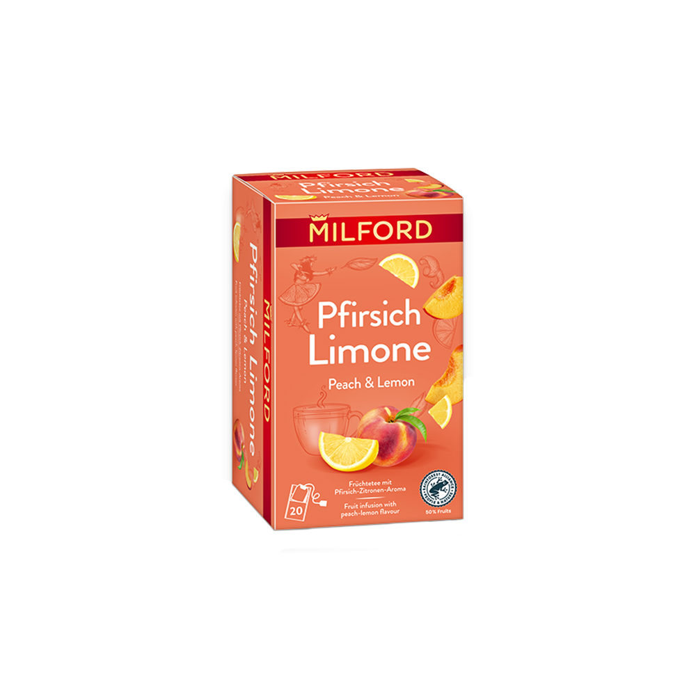 Milford Peach & Lemon 20 tea bags