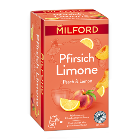 Milford Peach & Lemon 20 tea bags