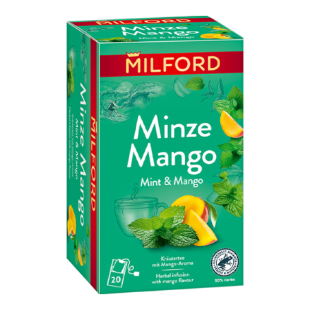 Milford Minze & Mango 20 Teebeutel