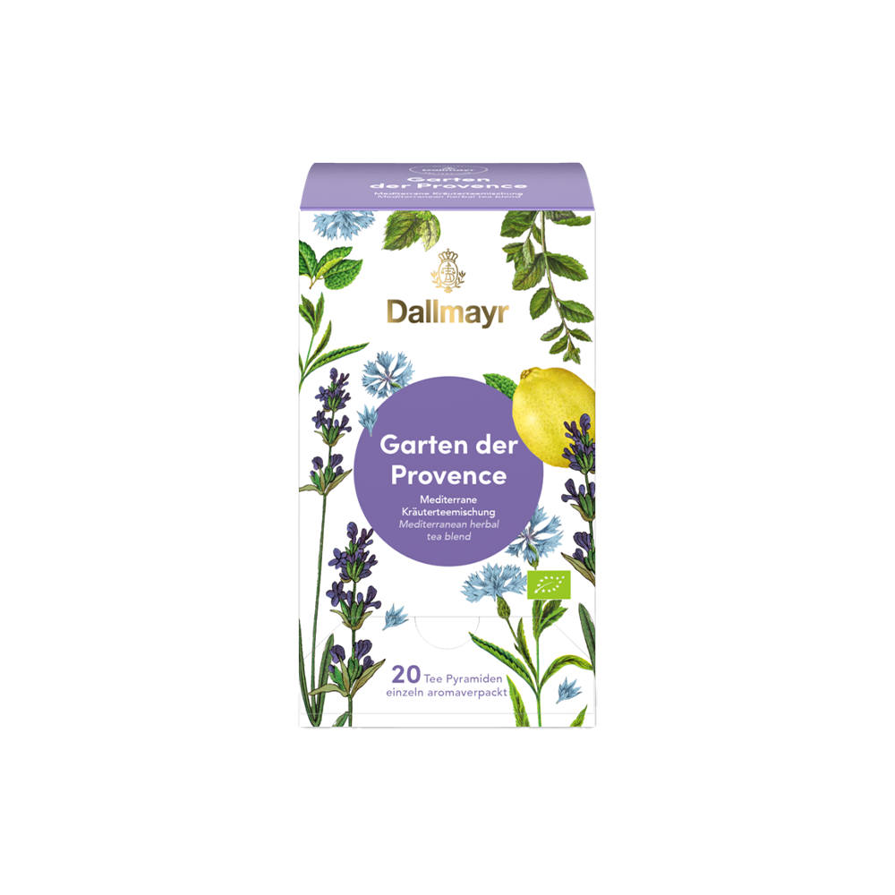 Dallmayr Garten der Provence 20 Pyramiden-Teebeutel