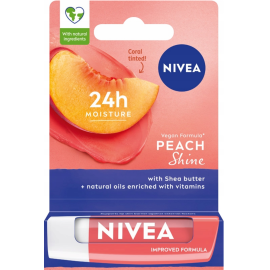 NIVEA Pfirsich‑Glanz Lippenbalsam 4,8 g / 5,5 ml