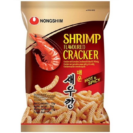 Nongshim Shrimp Cracker Hot & Spicy 75 g / 2.6 oz