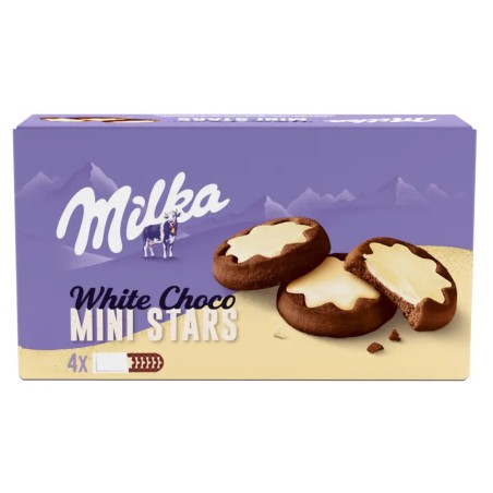Milka White Choco Mini Stars 150 g
