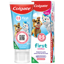 Colgate Kids First Smiles 0–5 Jahre Zahnpasta 50 ml / 1,75 oz