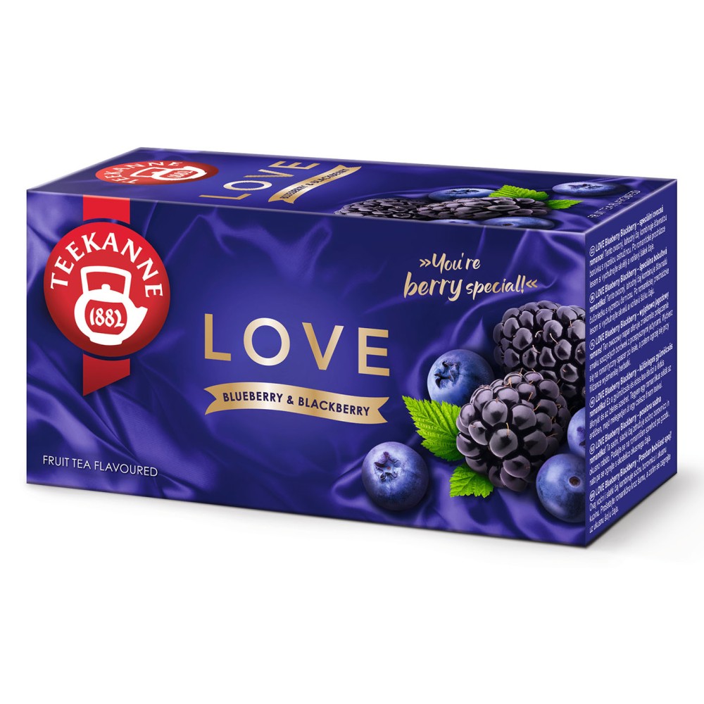 Teekanne Love Blueberry & Blackberry 20 tea bags