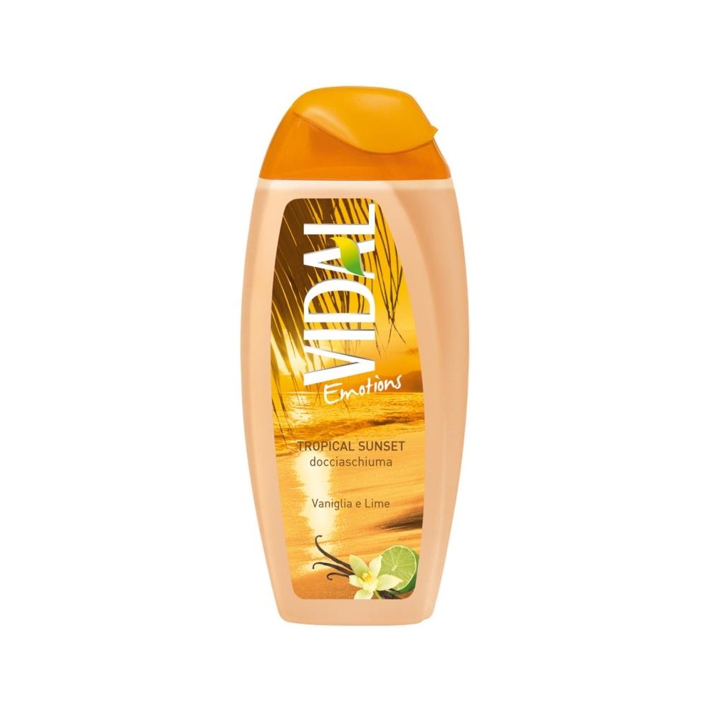 Vidal Emotions tropical sunset shower gel 250 ml / 8.4 fl oz