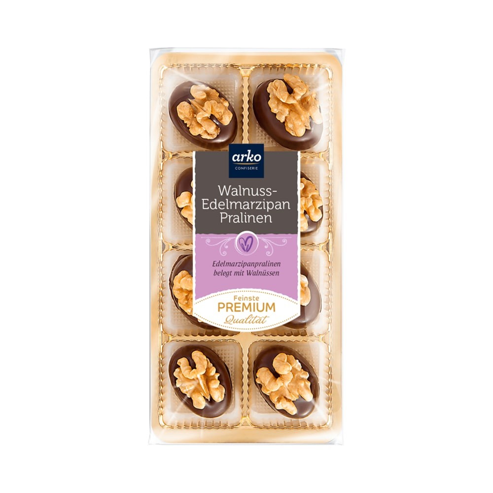 Arko Walnut Marzipan Pralines 80 g / 2.8 oz