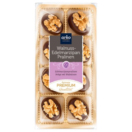 Arko Walnut Marzipan Pralines 80 g / 2.8 oz