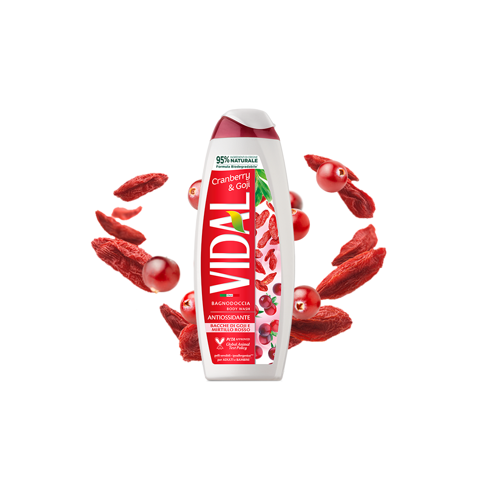 Vidal Cranberry & Goji Shower Gel 250 ml / 8.4 fl oz