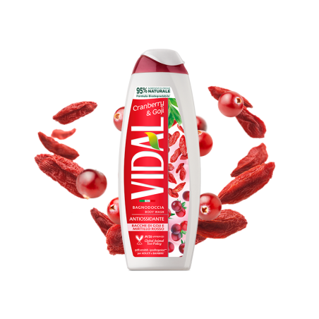 Vidal Cranberry & Goji Shower Gel 250 ml / 8.4 fl oz